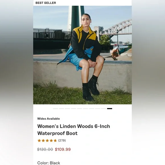 Timberland Linden Woods Black Lace-Up Boots - Picture 5 of 12